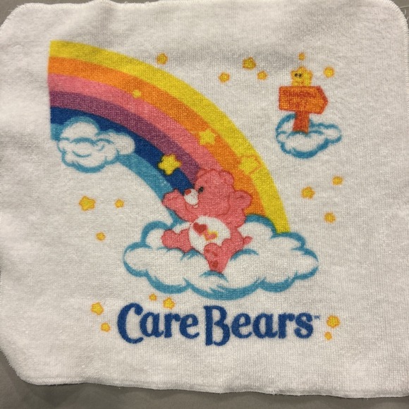 Care Bears Towel Bath Towel 2 Wash Cloths‎ Pillow Case 2004 Vintage - Picture 9 of 16